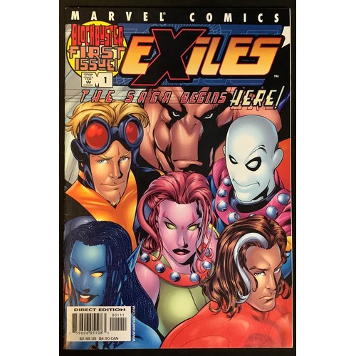 4405 - Exiles #1-19, 21-31, 33-40, 42-51, 54, 56-63, 65, 71, 73, 75, 76, 78-81, 83-85, 90-96, 98-100, + Ann... 