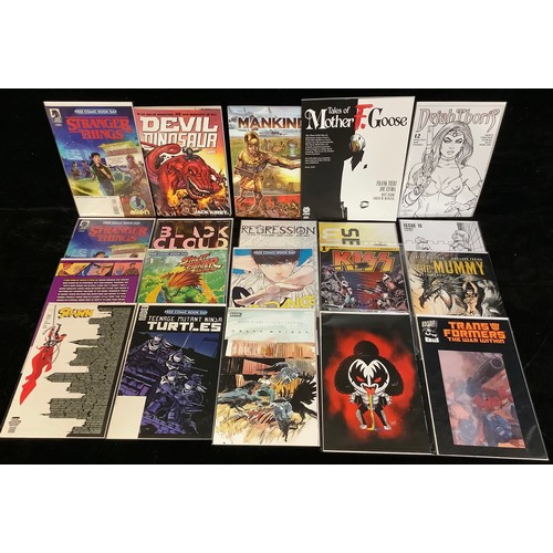 4410 - 20 Mixed Indie, modern age comics and Graphic Novels. Stranger Things FCBD, Transformers The War Wit... 