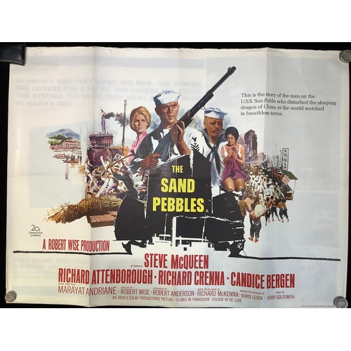 4419 - 5 1960s War Movie Posters. 633 Squadron (1964). Operation Crossbow (1965). The Sand Pebbles, Steve M... 