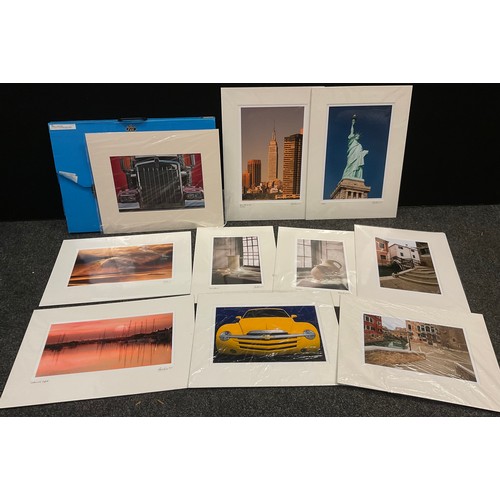 275 - Robert Rowe, Fine Art Photography - A folio of signed photographs, ‘Empire State from the east river... 