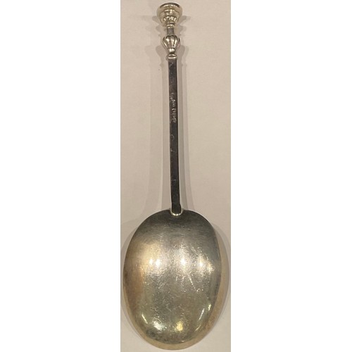 59 - An Elizabeth 1 style seal top spoon, 19cm, Sheffield 1925, 63.5g