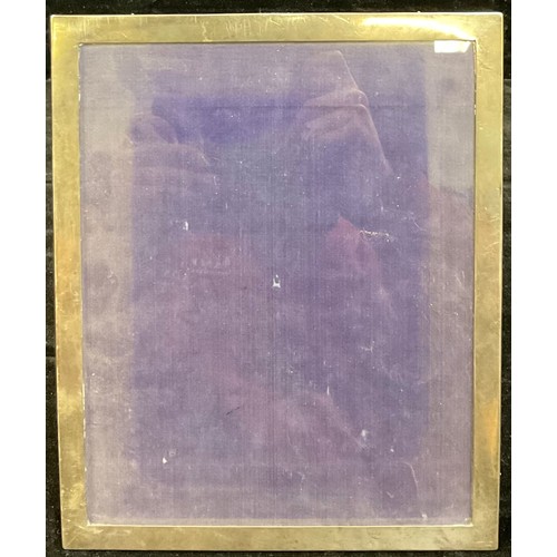 199 - A large early 20th century Anglo-Indian silver photograph frame, 28cm high