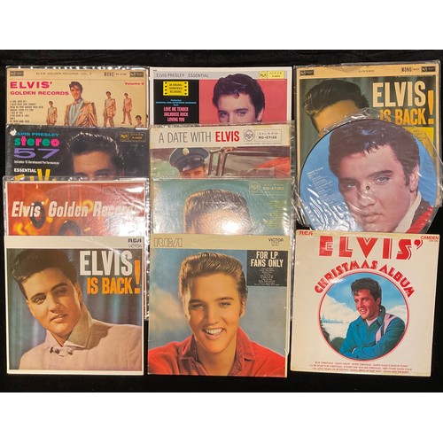 241 - Vinyl Records - LP's - Elvis Presley including Elvis Is Back - RD-27171; For LP Fans Only - 461036; ... 