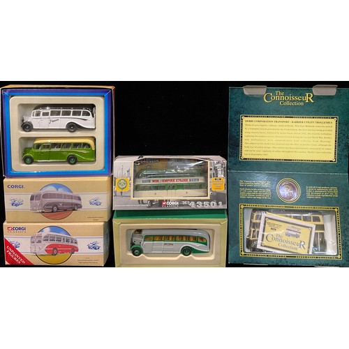 268 - Toys - Corgi model buses and trams including Corgi Classics, The Connoisseur Collection etc (6)