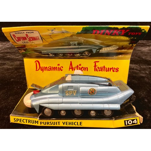 271 - Dinky Toys 104 Spectrum Pursuit vehicle from the Gerry Anderson T.V. series Captain Scarlet and the ... 