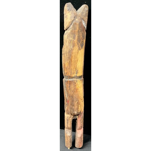 723 - Tribal Art - a Papua New Guinea phallic figure, 67cm high