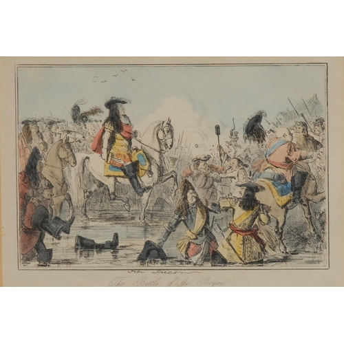 879 - John Leech (1817 - 1864), after,  set of seven caricature and comical prints, Embarkation of King He... 