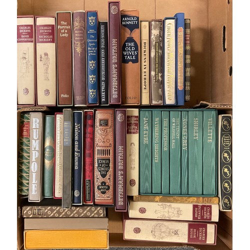 927 - Folio Society - various titles and subjects, John Ruskin, The Stones of Venice; Charles Dickens; Bet... 