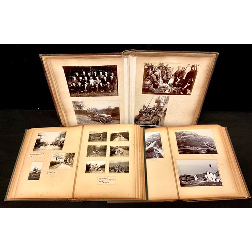 965 - Photography - an early 20th century photograph album including photographs of a Gypsy Encampment in ... 