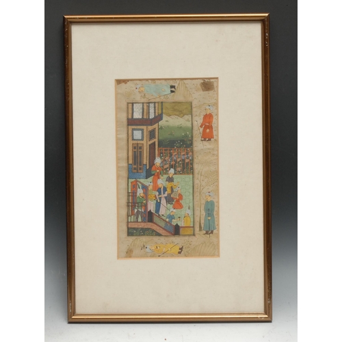 904 - Persian School (19th century)
A pair, Figures of the Mughal Court
watercolour and gouache, 28cm x 14... 