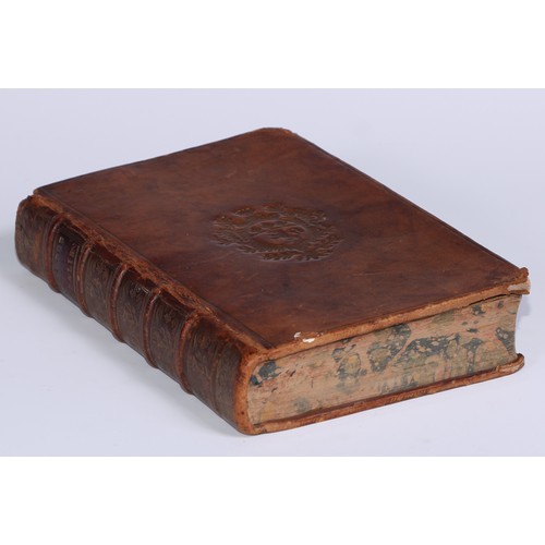 12 - A 19th century disguise volume dummy book box, as a volume of Maitre Italien, tooled and gilt armori... 