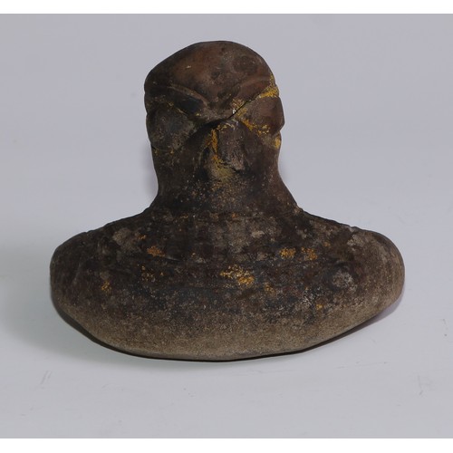 62 - A Central American terracotta bird call, in the Pre-Columbian manner, 10cm wide