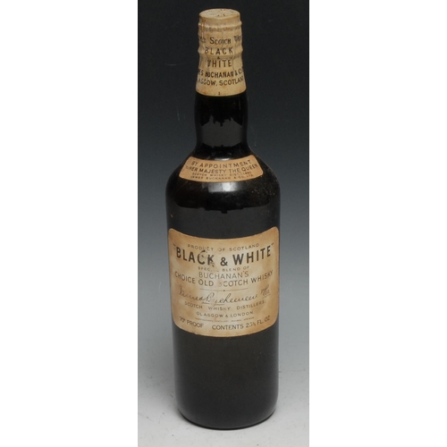 817 - Whisky, James Buchanan & Co, Black & White Special Blend of Choice Buchanan's Choice Old Scotch Whis... 