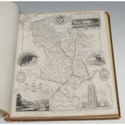 908 - Cartography - Moule (Thomas) Atlas of County Maps, various British Counties and Australia, bound, 8v... 