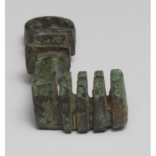 845 - Antiquities - Copoclephilia - a Roman bronze key, 5cm long, c.1st century AD

Provenance: Acquired b... 