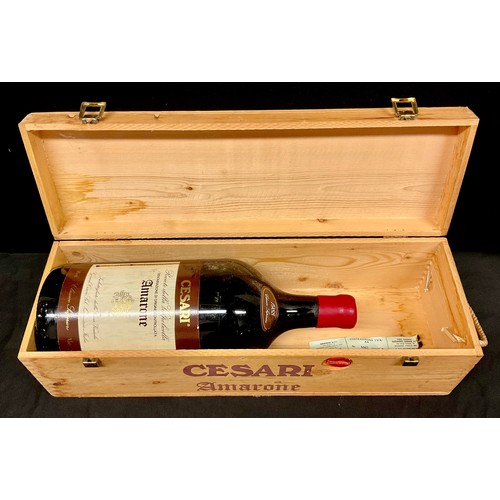 804 - A bottle of Cesari Amarone, 1988, 3l, presentation crate