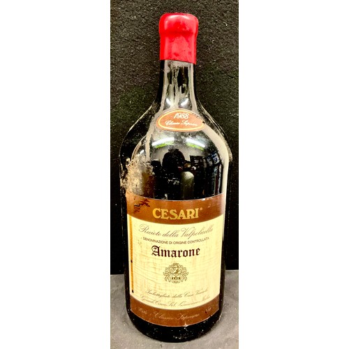 804 - A bottle of Cesari Amarone, 1988, 3l, presentation crate