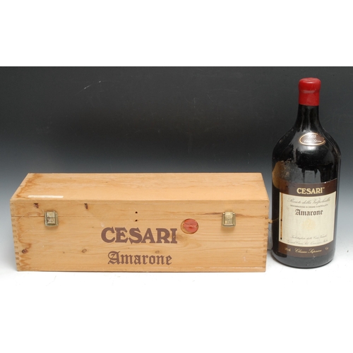 804 - A bottle of Cesari Amarone, 1988, 3l, presentation crate