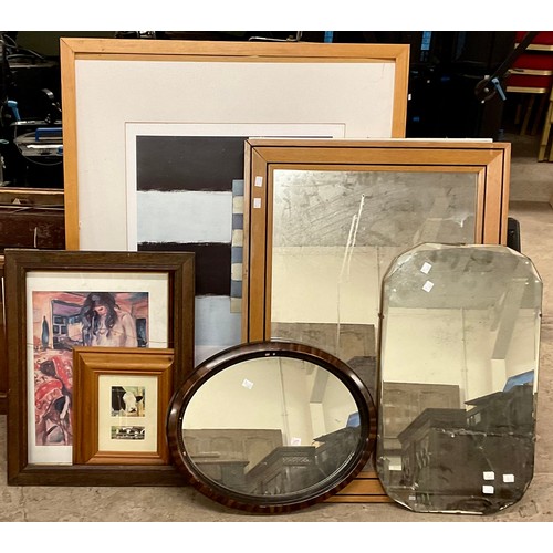 331 - Various mirrors;  frames; etc