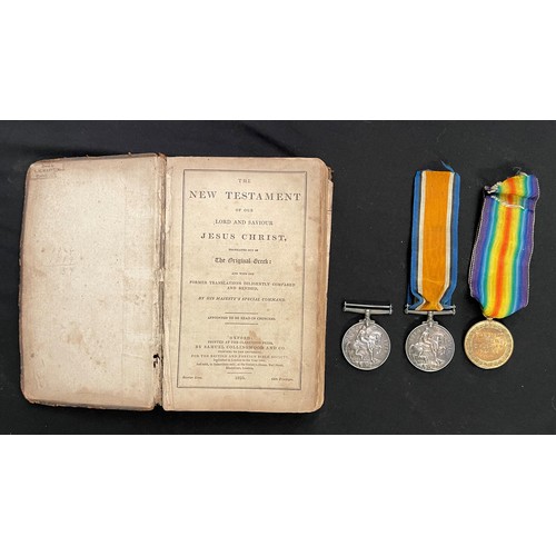 3003 - WW1 British War Medal and Victory Medal to 170652 Pte. E Haynes, Machine Gun Corps complete with ori... 