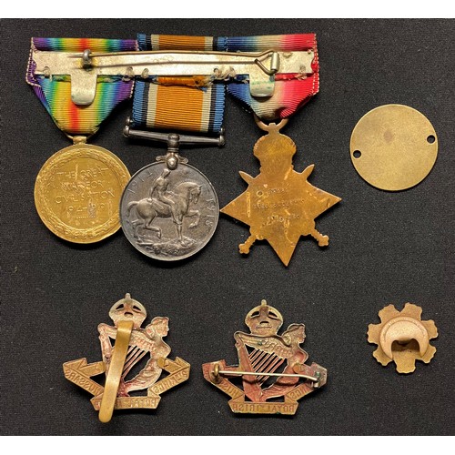 3014 - WW1 British Medal group comprising of 1914-15 Star, British War Medal and Victory Medal to 13262 Pte... 