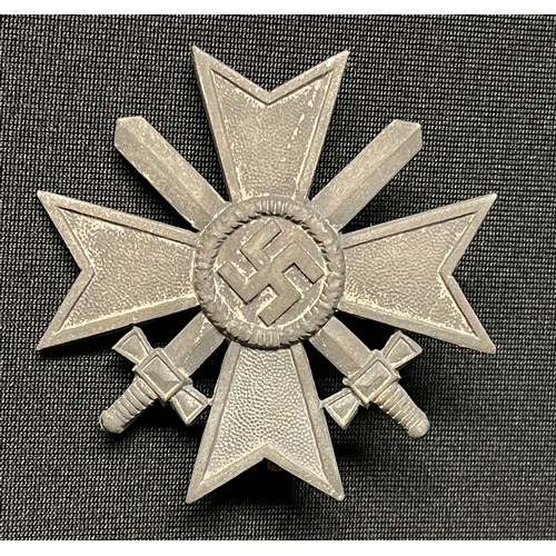 3041 - WW2 Third Reich cased Kriegsverdienstkreuz 1.Klasse mit Schwertern. War Merit Cross 1st Class with S... 