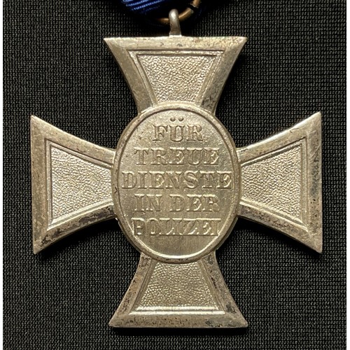 3045 - WW2 Third Reich Polizei Dienstauszeichnung 2. Stufe (18 Jahre) - Police Long Service Award 2nd Class... 