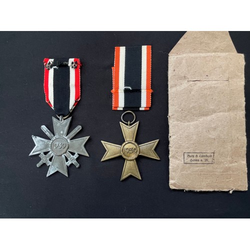 3060 - WW2 Third Reich Kriegsverdienstkreuz 2.Klasse mit Schwertern - War Merit Cross 2nd Class with Swords... 