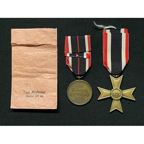 3070 - WW2 Third Reich Kriegsverdienstkreuz 2.Klasse ohne Schwerter - War Merit Cross 2nd Class without Swo... 