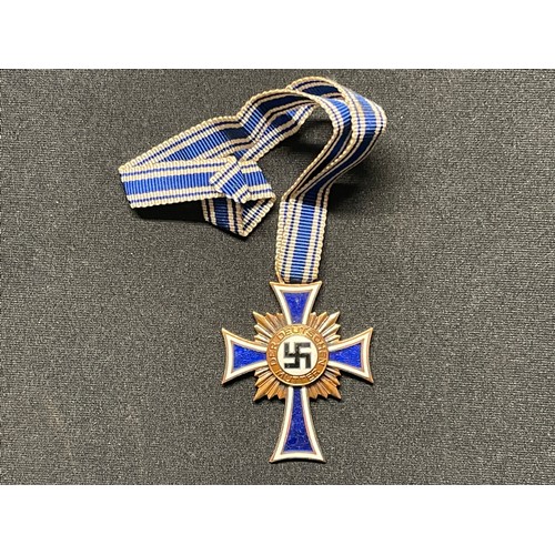 3071 - WW2 Third Reich Ehrenkreuz der Deutsche Mutter Dritte Stufe - Mother's Cross 3rd Class (Bronze). Com... 