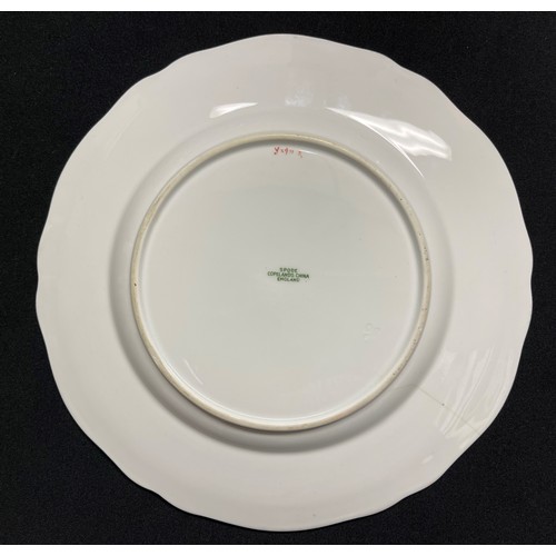 3082 - Kings Royal Rifle Corps regimental porcelain dinner plate by Copeland Spode. 23cm in diameter.