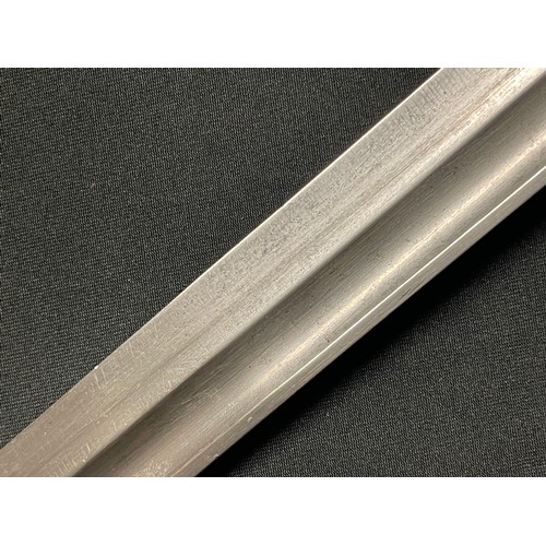 3083 - Model 1895 Chilean Mauser Bayonet with fullered single edged blade 250mm in length. Maker marked 