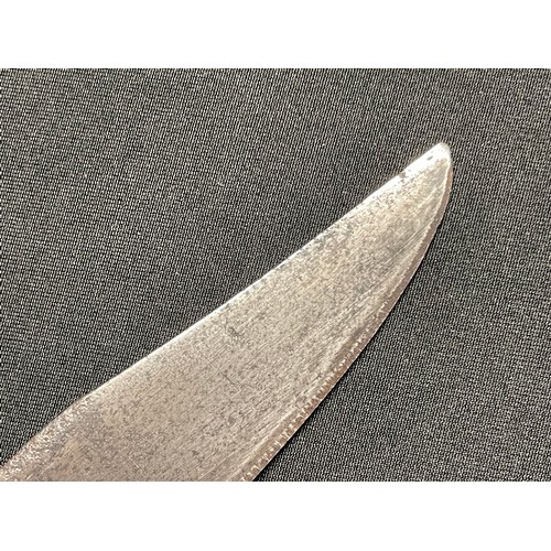 3086 - A Bowie knife with single edged blade 180mm in length, maker marked 