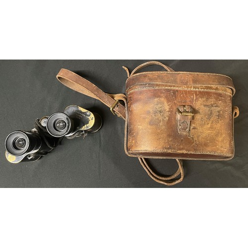 3110 - WW1 British Binoculars, Prismatic No3 (MKI) x6 serial number 16490,by 