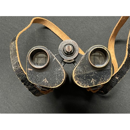 3118 - Pair of German made Binoculars issued to the Royal Navy, maker marked 