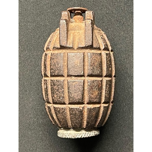 3119 - WW1 British No5 Mills Grenade. INERT & FFE. Baseplate marked No.5 MkI and dated 9/15. Maker marked 