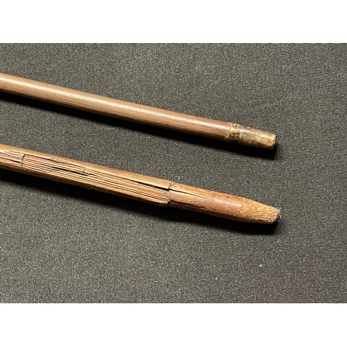 3125 - WW1 British Swaggers sticks: Cranleigh OTC bamboo cane measuring 700mm in length: Honourable Artille... 