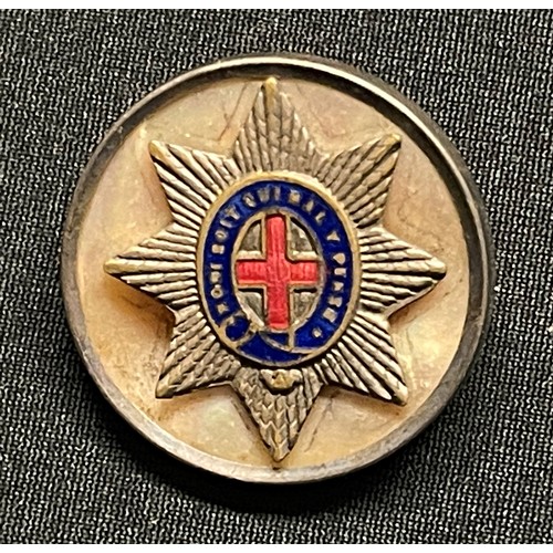 3130 - WW1 British Mother of Pearl & Enamel Sweetheart Badge Collection comprising of nine badges to includ... 