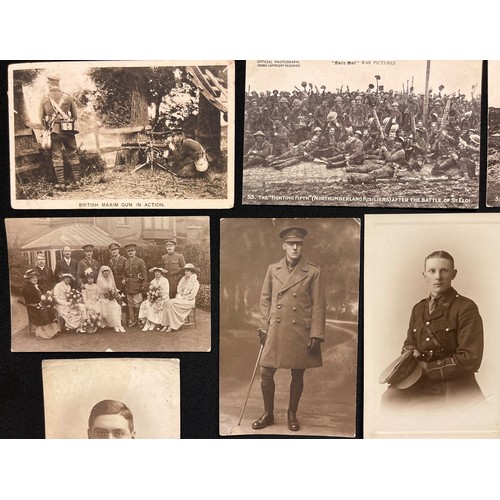 3136 - WW1 British Photographs & Postcard collection comprising of a gppd selection of postards, many have ... 