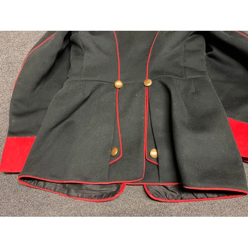 3168 - WW1 Imperial German Saxony Artillery Other Ranks Tunic with metal shoulder scaler. Shoulder buttons ... 