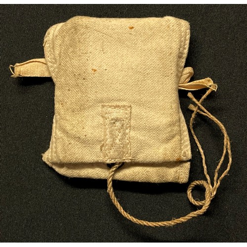 3181 - WW2 British RAF 1941 Pattern Emergency Heliograph signalling mirror in original canvas pouch with si... 