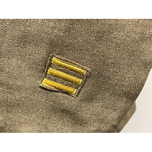 3225 - WW2 USAAF Enlisted Mans Four Pocket Tunic with USAAF and 20th Air Force shoulder sleeve insignia, Co... 