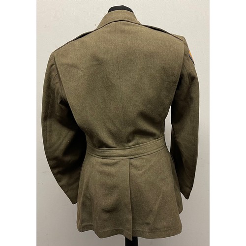 3225 - WW2 USAAF Enlisted Mans Four Pocket Tunic with USAAF and 20th Air Force shoulder sleeve insignia, Co... 