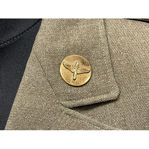 3225 - WW2 USAAF Enlisted Mans Four Pocket Tunic with USAAF and 20th Air Force shoulder sleeve insignia, Co... 