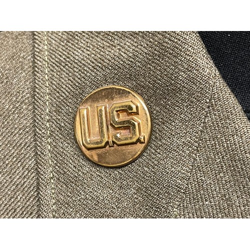 3225 - WW2 USAAF Enlisted Mans Four Pocket Tunic with USAAF and 20th Air Force shoulder sleeve insignia, Co... 