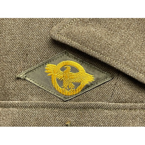 3225 - WW2 USAAF Enlisted Mans Four Pocket Tunic with USAAF and 20th Air Force shoulder sleeve insignia, Co... 