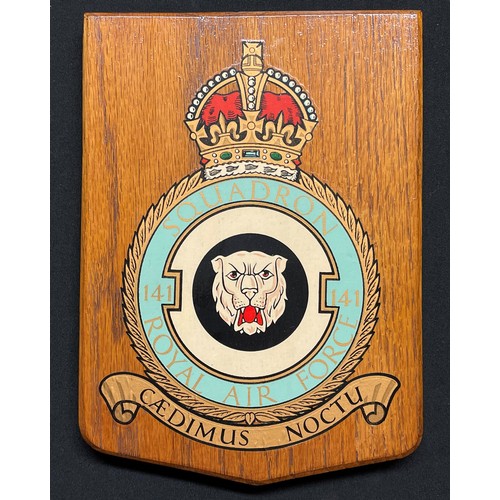 3241 - WW2 British RAF Wall Plaques. Original transfers applied to a wooden sheild backing. 6 in total: 