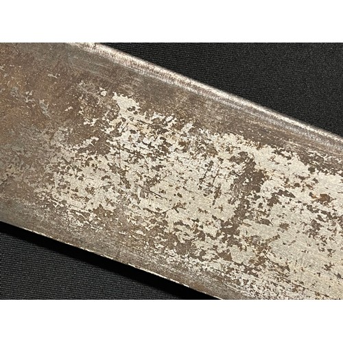 3244 - WW2 U.S. Legitimus No.128 Machete by Legitumus Collins & Co. with 605mm long single edged blade. Ove... 