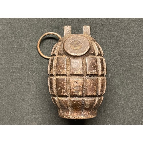 3250 - WW2 British unfinished No 36 Mills Grenade, possibly a training aid. Maker marked 