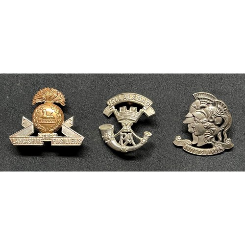 3259 - WW2 British Cap Badges plus WW1 British cap badges to include: 17th/21st Lancers: Notts & derbys: WW... 